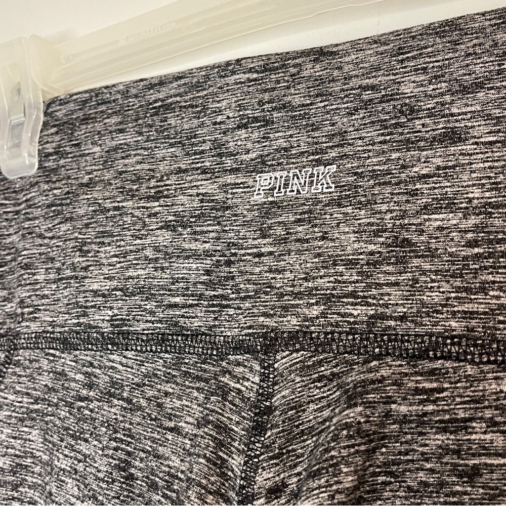 PINK Victoria’s Secret Cozy Heather Gray Leggings Medium Women’s - Picture 4 of 7